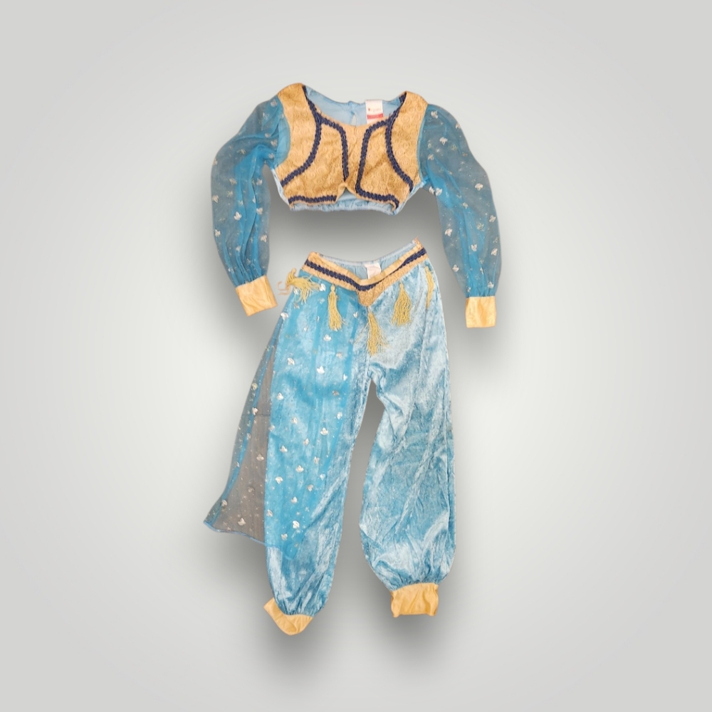 Halloween Genie Princess Jasmine Costume Disney Alladin Size 7 8